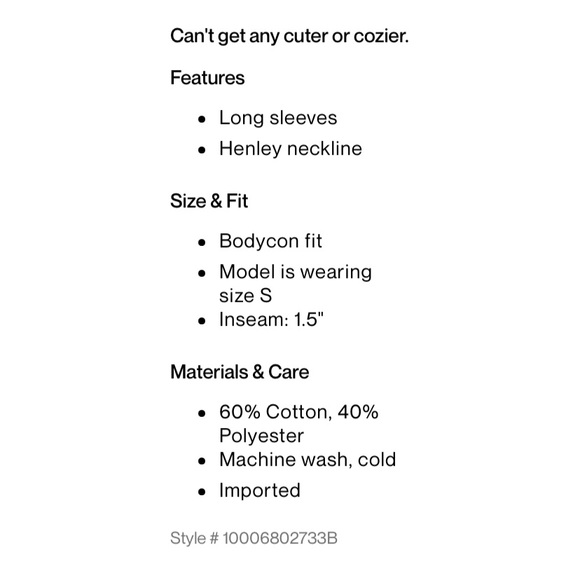 [L] NWT - DYNAMITE Veneto waffle romper - Picture 5 of 12